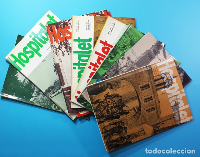 Coleccionismo de revistas y peri&oacute;dicos: LOTE 9 REVISTAS HOSPITALET BOLETIN DE INFORMACION MUNICIPAL 1966 A 1969, LLOBREGAT BARCELONA