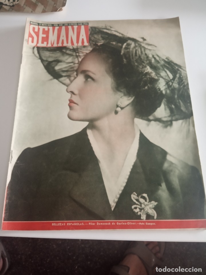 REVISTA SEMANA Nº 480 - 3 DE MAYO DE 1949 (Coleccionismo - Revistas y Periódicos Modernos (a partir de 1.940) - Otros)