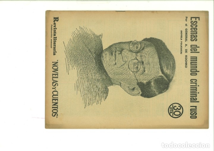 Collection Magazines and Newspapers: ESCENAS DEL MUNDO CRIMINAL RUSO. General A. de Kochko