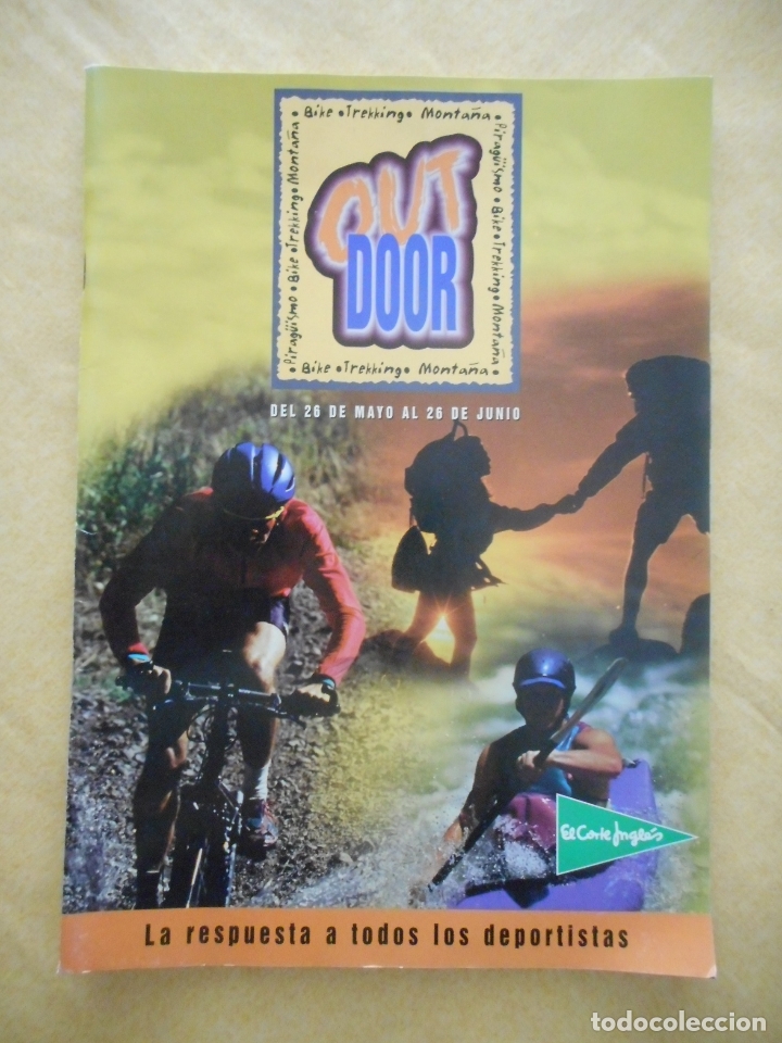 Coleccionismo de Revistas y Peri&oacute;dicos: Revista Out Door. Revista de Deportes varios de El Corte Ingl&eacute;s. 88 p&aacute;ginas. A&ntilde;os 90