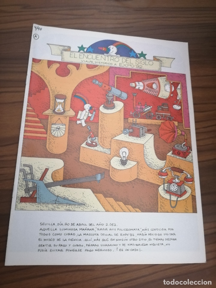 Coleccionismo de revistas y peri&oacute;dicos: EL ENCUENTRO DEL SIGLO. VIAJE HIST&Oacute;RICO A EXPO 92. JOSE RAM&Oacute;N SANCHEZ. SUPLEMENTO REVISTA. caj. 111