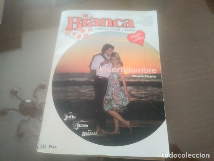 Colecionismo de Revistas e Jornais: Libro novela a&ntilde;o 1983 de BIANCA Incertidumbre Margaret Pargeter