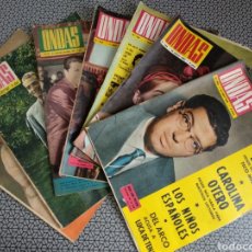 Coleccionismo de Revistas y Periódicos: LOTE 7 REVISTAS ONDAS 1961. Lote 174402324