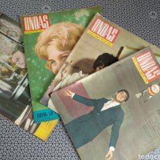 Coleccionismo de Revistas y Periódicos: LOTE 4 REVISTAS ONDAS 1962. Lote 174402618