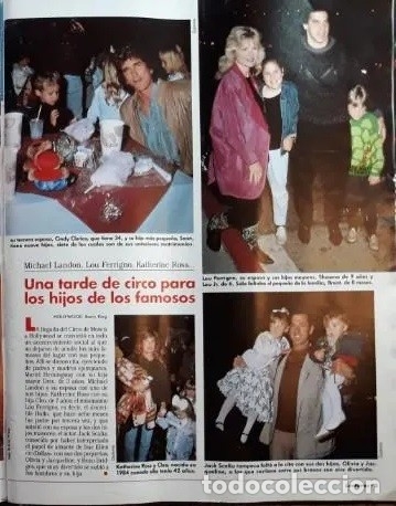 Coleccionismo de Revistas y Peri&oacute;dicos: LOU FERRIGNO HULK MICHAEL LANDON MARIEL HEMINGWAY