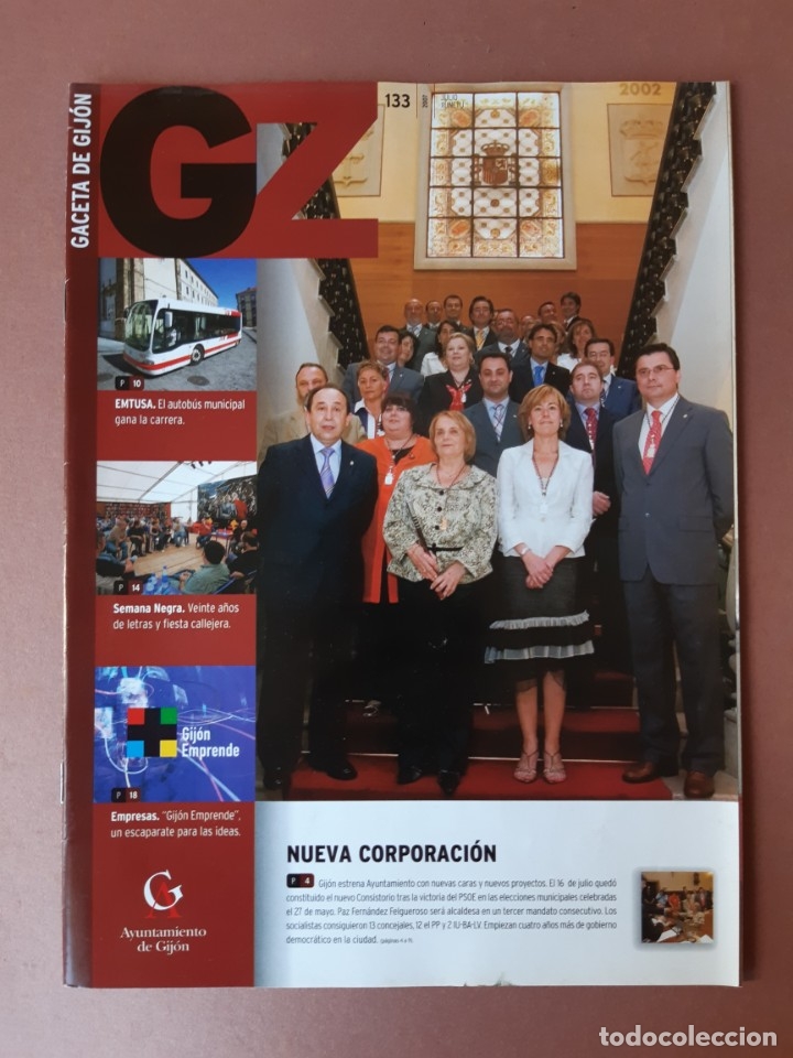 Collection Magazines and Newspapers: REVISTA GACETA DE GIJ&Oacute;N. N&Uacute;MERO 133. A&Ntilde;O 2007. AYUNTAMIENTO DE GIJ&Oacute;N.