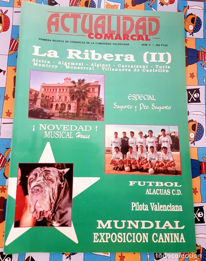 Coleccionismo de revistas y peri&oacute;dicos: Actualidad comarcal N&uacute;mero 6 La Ribera.