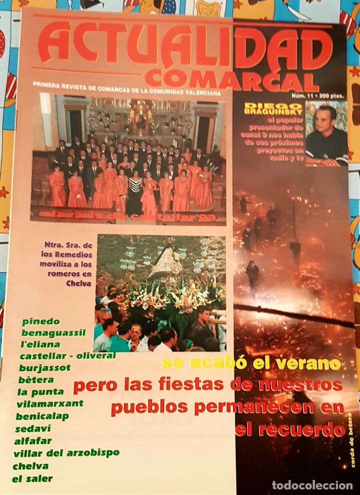 Coleccionismo de revistas y peri&oacute;dicos: Actualidad comarcal. Benicalap, Chelva...