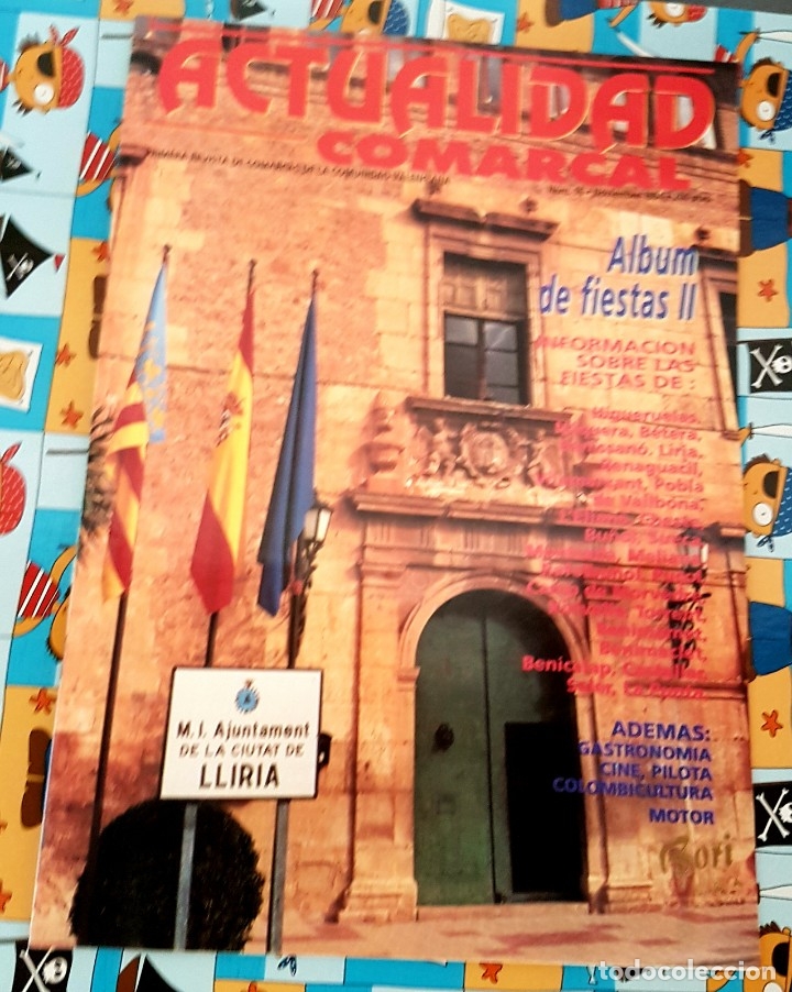 Coleccionismo de revistas y peri&oacute;dicos: Actualidad comarcal. Fiestas patronales 1994 Benaguacil, Sueca, Moncada....