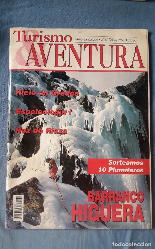 Coleccionismo de Revistas y Peri&oacute;dicos: TURISMO & AVENTURA n&ordm;31, febrero 1996. (Gredos, hielo, espeleolog&iacute;a, Riaza,...)