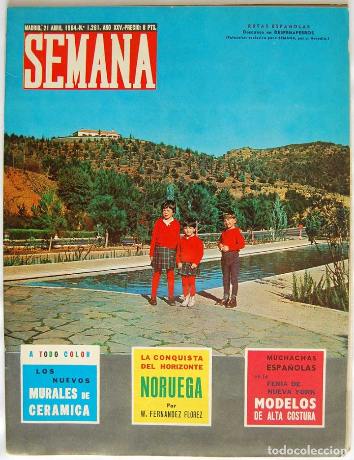 Coleccionismo de Revistas y Peri&oacute;dicos: Revista Semana N&ordm; 1261. 21-04-1964