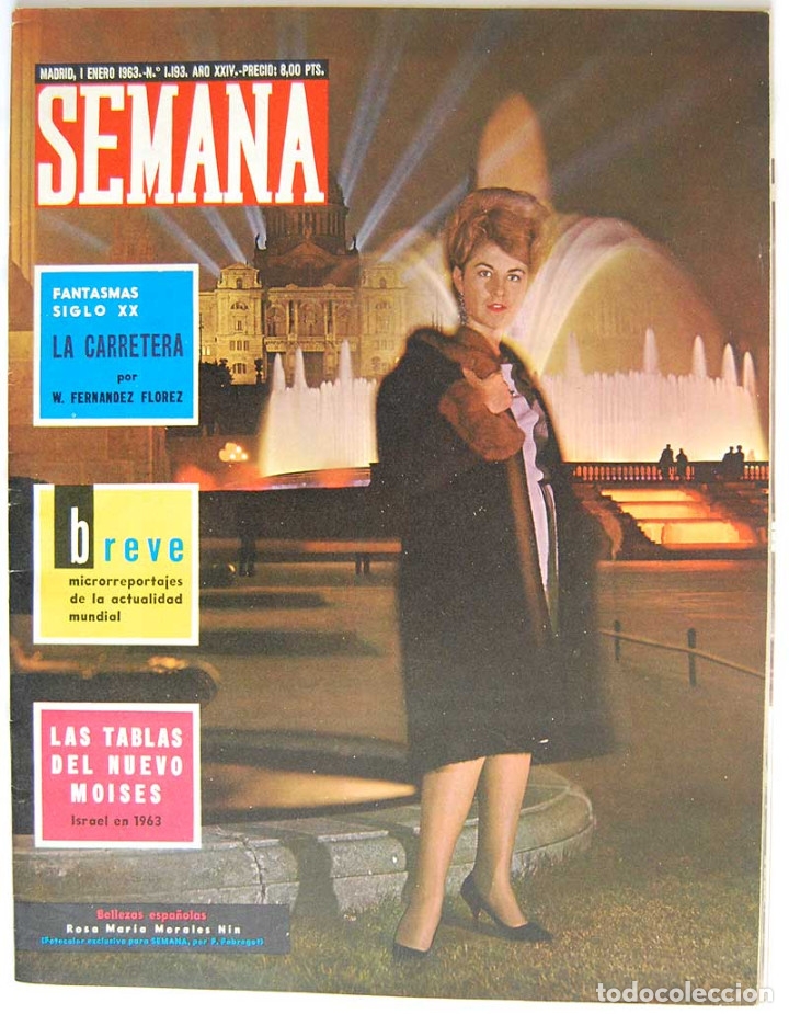 Coleccionismo de Revistas y Peri&oacute;dicos: Revista Semana N&ordm; 1193. 1-1-1963