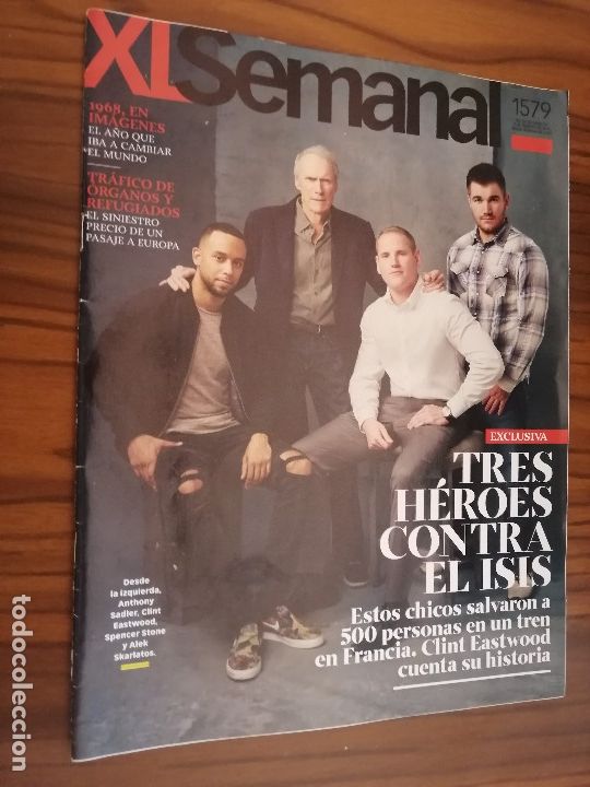 Collectionnisme de Revues et Journaux: XL SEMANAL 1579. GRAPA. BUEN ESTADO. REVISTA Tres h&eacute;roes contra Isis. caj. 91