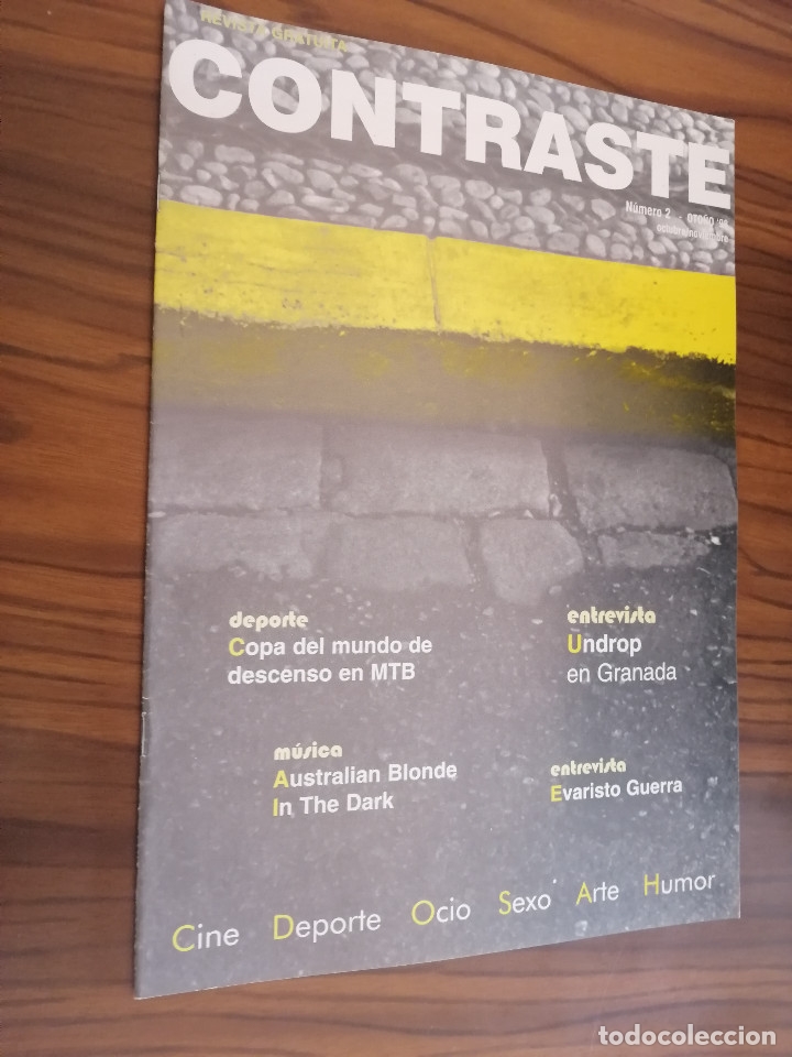 Coleccionismo de revistas y peri&oacute;dicos: CONTRASTE 2. VARIOS TEMAS CULTURALES. 1998. GRANADA. BUEN ESTADO. GRAPA. RARO caj. 96
