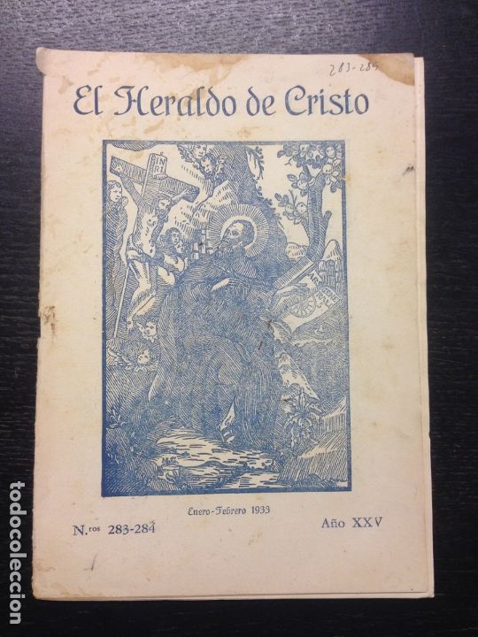 Coleccionismo de revistas y peri&oacute;dicos: EL HERALDO DE CRISTO, A&Ntilde;O XXV, ENERO-FEBRERO 1933, N. 283-284 PALMA DE MALLORCA