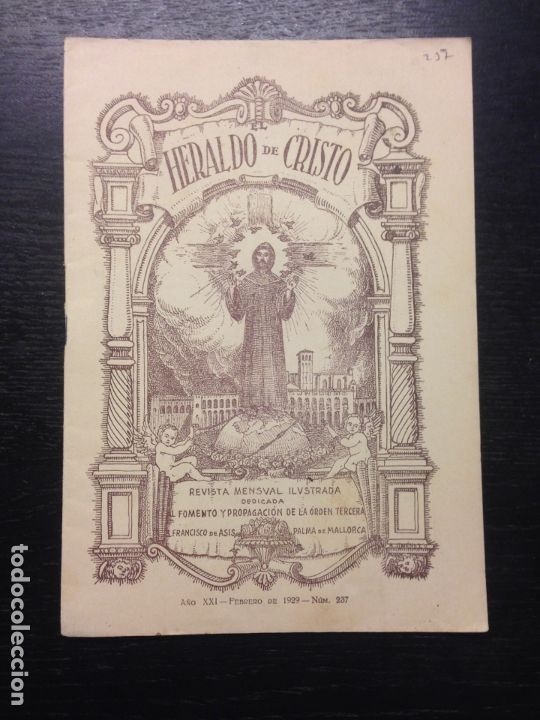 Coleccionismo de Revistas y Peri&oacute;dicos: HERALDO DE CRISTO, A&Ntilde;O XXI, FEBRERO DE 1929, NUM, 237, PALMA DE MALLORCA
