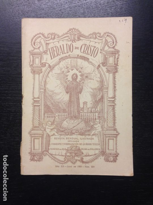 Coleccionismo de Revistas y Peri&oacute;dicos: HERALDO DE CRISTO, A&Ntilde;O XX, JUNIO DE 1928, NUM. 229, PALMA DE MALLORCA