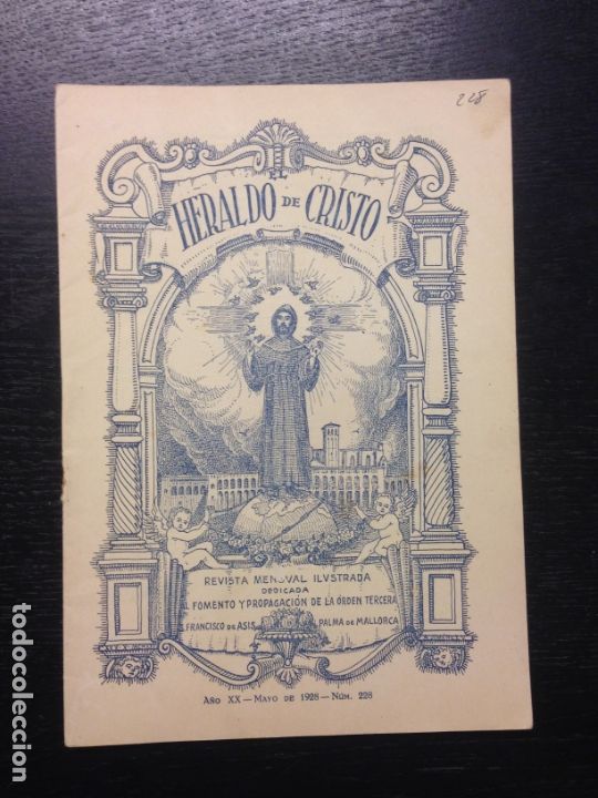 Coleccionismo de Revistas y Peri&oacute;dicos: HERALDO DE CRISTO, A&Ntilde;O XX, MAYO DE 1928, PALMA DE MALLORCA