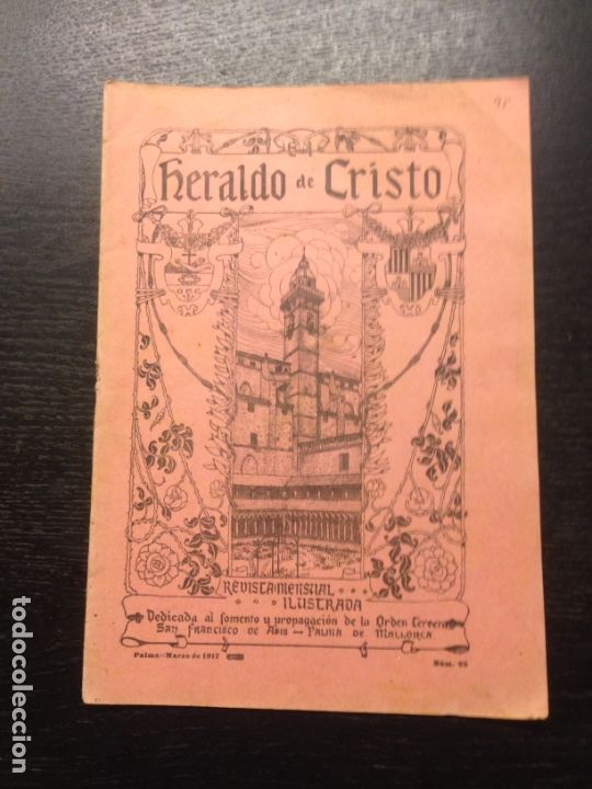 Coleccionismo de Revistas y Peri&oacute;dicos: EL HERALDO DE CRISTO, A&Ntilde;O IX, MARZO DE 1917, NUM. 95, PALMA DE MALLORCA