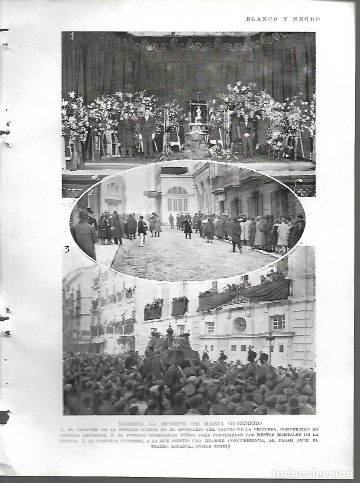 Collection Magazines and Newspapers: BYN 29 ENE 1928.N&ordm; 1915.MUERTE DE MARIA GUERRERO. MANUEL ARISTAZABAL ENRIQUE UTHOFF MEJICO NOPAL