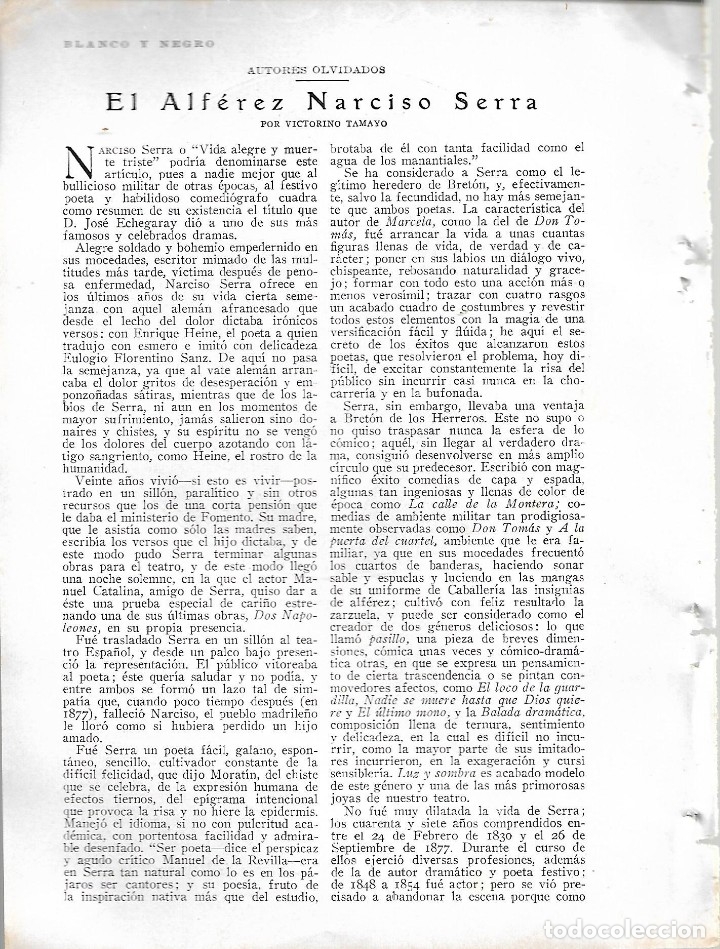 Collezionismo di Riviste e Giornali: BYN 5 FEB 1928.N&ordm; 1916. ALFEREZ NARCISO SERRA. VICTORIANO TAMAYO. LOPEZ DE HARO GUERRERO-MENDOZA