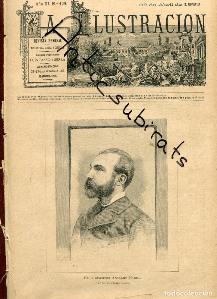 Sammeln von Zeitschriften und Zeitungen: REVISTA A&Ntilde;O 1833 ANSELMO ANSELM BARBA BALANZO CUENTOS DE CLAUDIO PERRAULT PULGARCITO