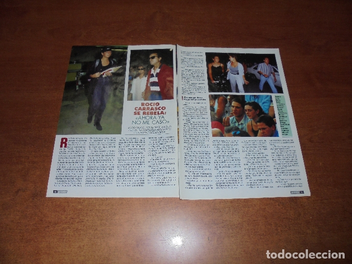 Coleccionismo de Revistas y Peri&oacute;dicos: CLIPPING 1995: ROC&Iacute;O JURADO. ROC&Iacute;O CARRASCO.