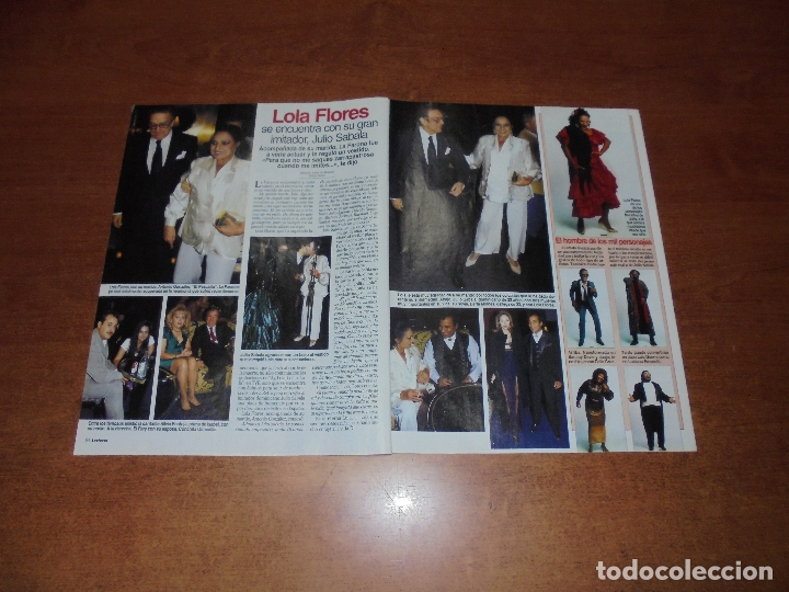 Coleccionismo de revistas y peri&oacute;dicos: CLIPPING 1995: LOLA FLORES Y JULIO SABALA. EL FARY. &Aacute;NGEL GAR&Oacute;. TONY CANT&Oacute;. REMEDIOS CERVANTES.