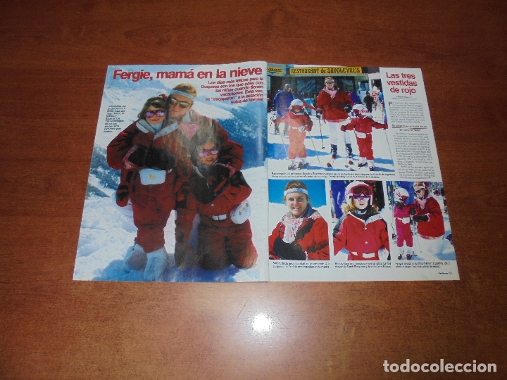 Coleccionismo de Revistas y Peri&oacute;dicos: CLIPPING 1995: SARAH FERGUSON. MARGOT HEMINGWAY. SERRAT. CONCHA CUETOS.