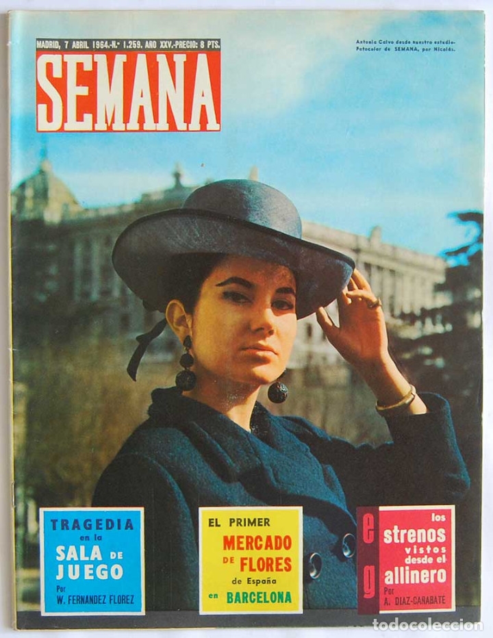 Coleccionismo de Revistas y Peri&oacute;dicos: Revista Semana N&ordm; 1259. 07-04-1964