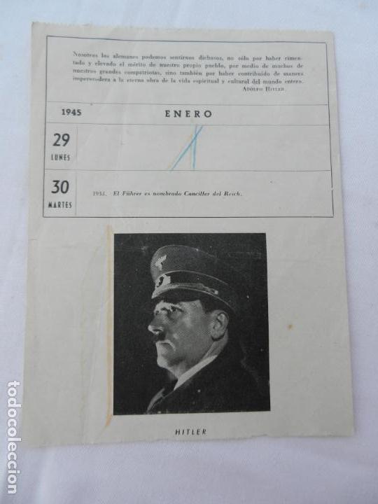 Collezionismo di Riviste e Giornali: HITLER -30-1-1933 EL FUHRER ES NOMBRADO CANCILLER DEL REICH , RECORTE DE PRENSA 1945 -ALEGATO