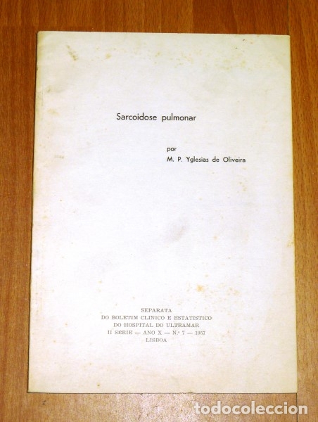 Sammeln von Zeitschriften und Zeitungen: OLIVEIRA, M.P. Yglesias de. Sarcoidose pulmonar (Separata)