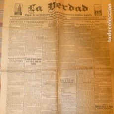 Coleccionismo de Revistas y Periódicos: LA VERDAD MURCIA PERIODICO 1926 COMPLETO 4 PAGS. Lote 175864958