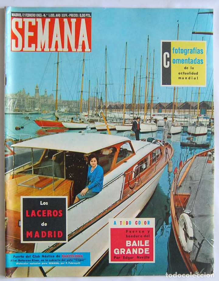Coleccionismo de Revistas y Peri&oacute;dicos: Revista Semana N&ordm; 1199. 7-2-1963. Don Santiago Bernabeu