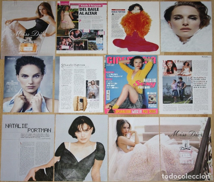 Collection Magazines and Newspapers: NATALIE PORTMAN lote prensa spain clippings photos sexy magazine articles actress star wars