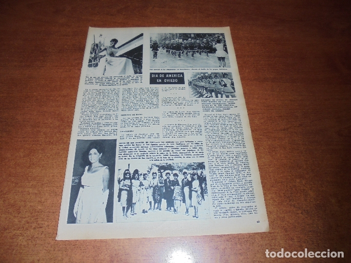 Coleccionismo de Revistas y Peri&oacute;dicos: RETAL 1965: D&Iacute;A DE AM&Eacute;RICA EN OVIEDO. FIESTA DE SAN AGUST&Iacute;N EN TORO (ZAMORA). BRIGITTE LAAF Y GUNTER