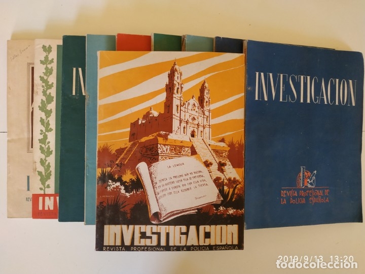 Coleccionismo de Revistas y Peri&oacute;dicos: A&ntilde;o 1948 casi Completo Investigaci&oacute;n Revista Profesional de la Polic&iacute;a Espa&ntilde;ola antigua