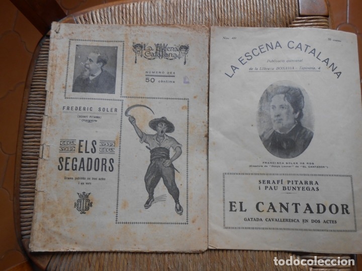 Coleccionismo de Revistas y Peri&oacute;dicos: LA  ESCENA  CATALANA- ELS   SEGADORS  -EL   CANTADOR