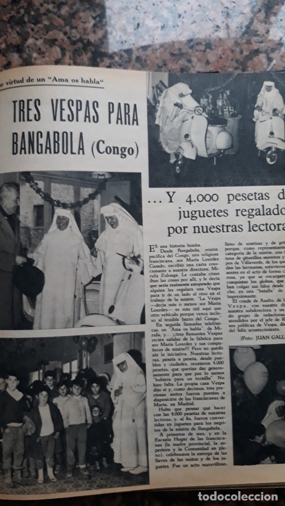 Coleccionismo de Revistas y Peri&oacute;dicos: tres vespas al congo