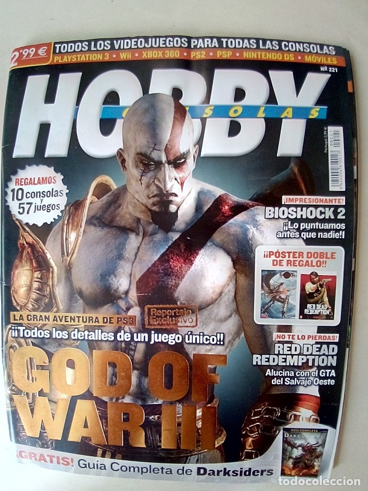 Coleccionismo de Revistas y Peri&oacute;dicos: REVISTA HOBBY CONSOLAS N&ordm; 221 CON GUIA Y POSTER-VER FOTOS