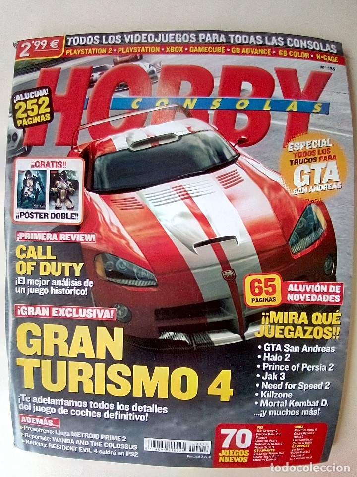 Coleccionismo de Revistas y Peri&oacute;dicos: REVISTA HOBBY CONSOLAS N&ordm; 159 CON POSTER-VER FOTOS