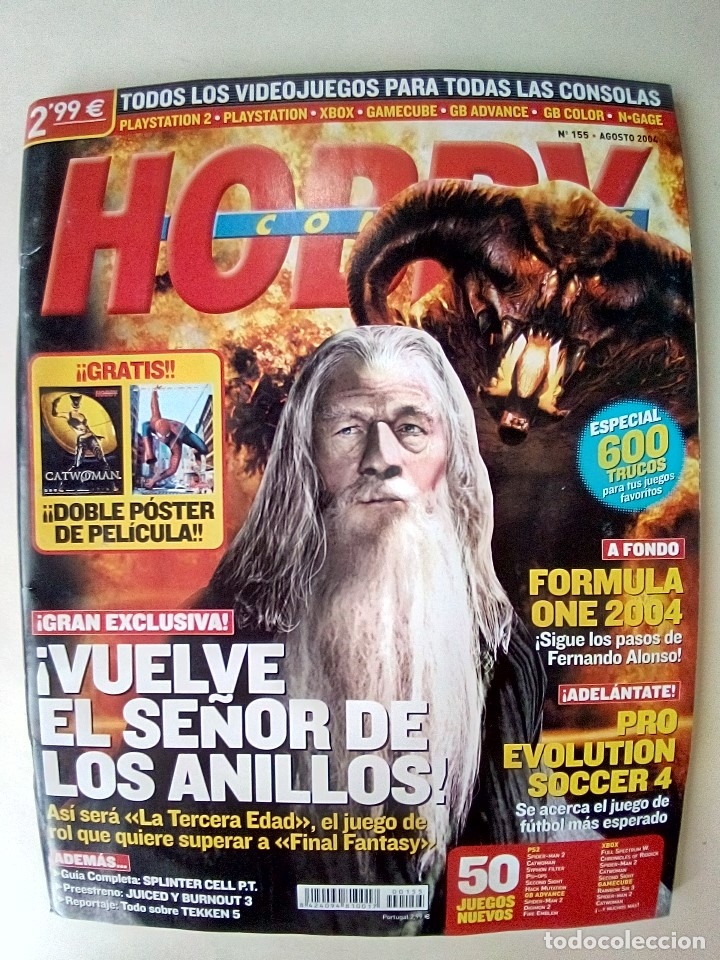 Coleccionismo de Revistas y Peri&oacute;dicos: REVISTA HOBBY CONSOLAS N&ordm; 155 CON POSTER-VER FOTOS