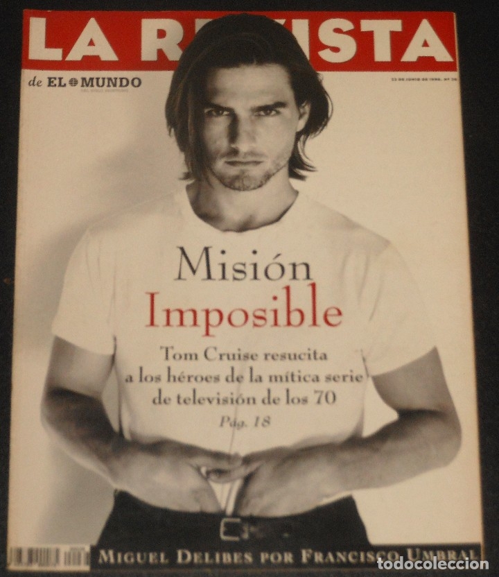 Coleccionismo de Revistas y Peri&oacute;dicos: LA REVISTA El MUNDO 1996 Tom Cruise Miguel Delibes Francisco Umbral Guggenheim Bilbao