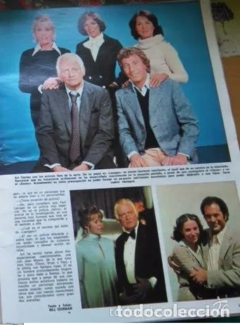 Colecionismo de Revistas e Jornais: RECORTE LANIGAN Art Carney, Stuart Margolin, Janis Paige, Janet Margolin BRUCE SOLOMON