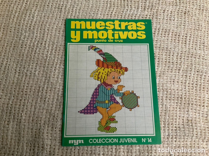Coleccionismo de Revistas y Peri&oacute;dicos: MUESTRAS MOTIVOS COLECCION JUVENIL N&ordm; 14 PUNTO DE CRUZ