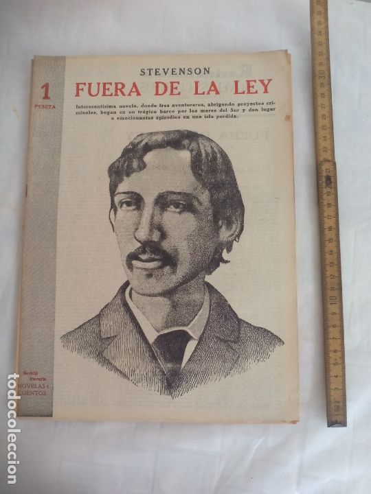 Coleccionismo de Revistas y Peri&oacute;dicos: FUERA DE LA LEY STEVENSON. N&ordm; 692. 1944. REVISTA LITERARIA NOVELAS Y CUENTOS EDITORIAL DEDALO