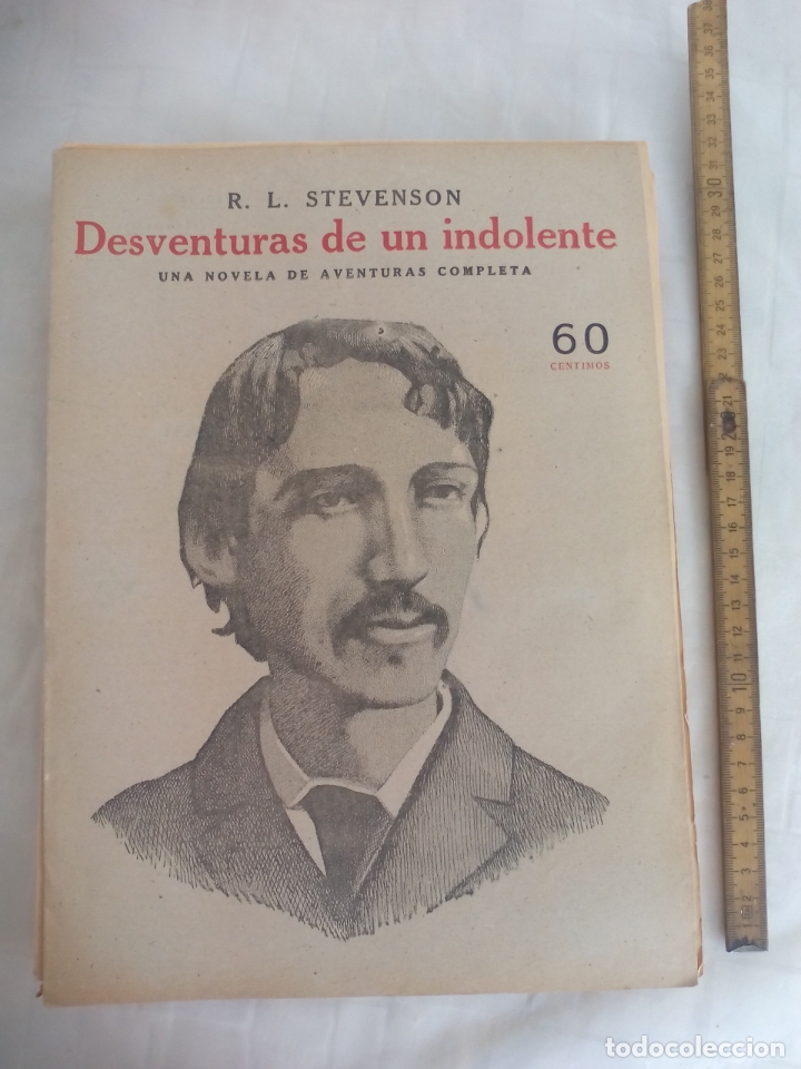 Coleccionismo de Revistas y Peri&oacute;dicos: DESVENTURAS DE UN INDOLENTE R.L.STEVENSON. REVISTA LITERARIA NOVELAS Y CUENTOS EDITORIAL DEDALO