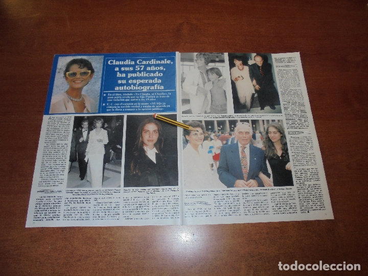 Collezionismo di Riviste e Giornali: CLIPPING 1995: CLAUDIA CARDINALE. ALICIA LE&Oacute;N NIETA DE AURORA REDONDO.