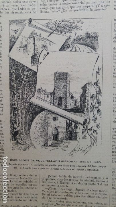 Colecionismo de Revistas e Jornais: RECUERDOS DE VULLPELLACH (GIRONA) REVISTA A&Ntilde;O 1887 .