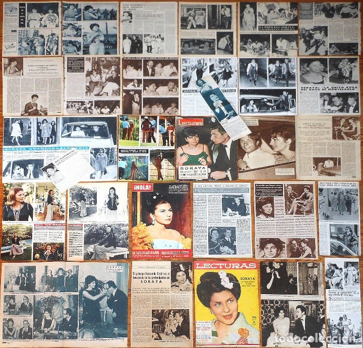 Collection Magazines and Newspapers: PRINCESS SORAYA ESFANDIARY clippings 1960s/70s magazine photos Royalty Iran Persia Princesa